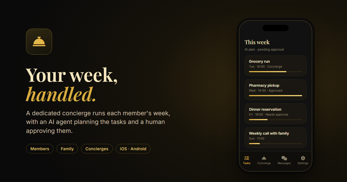 Concierge service app