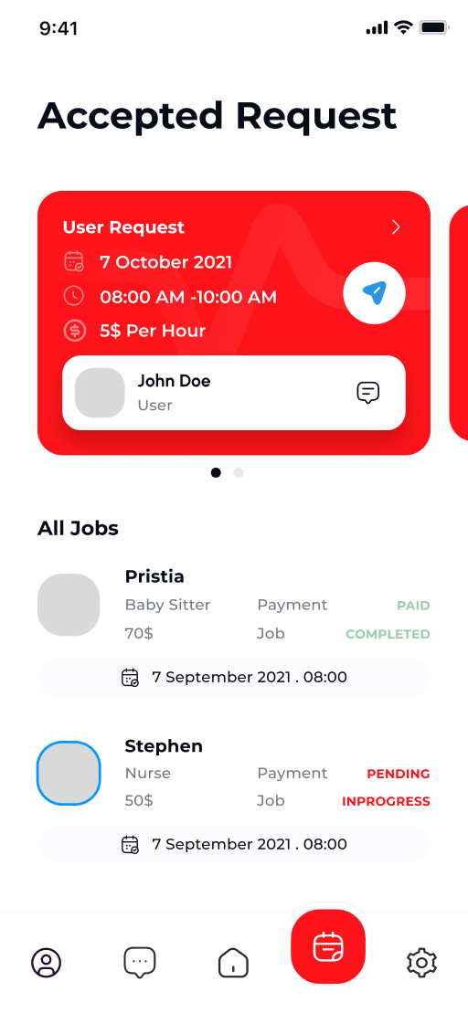 Accepted Requests
